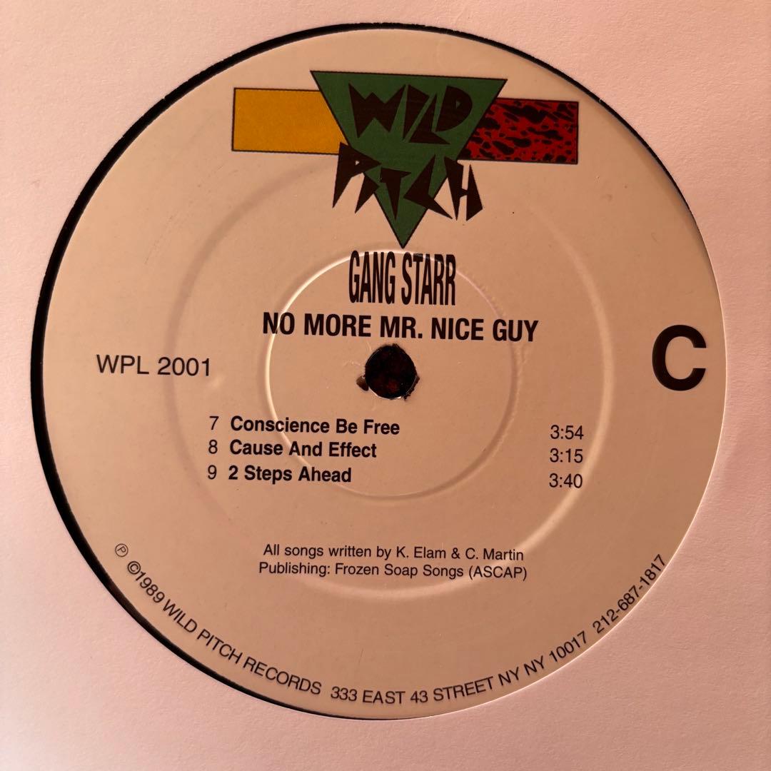 2LP GANG STARR NO MORE MR. NICE GUY レコード