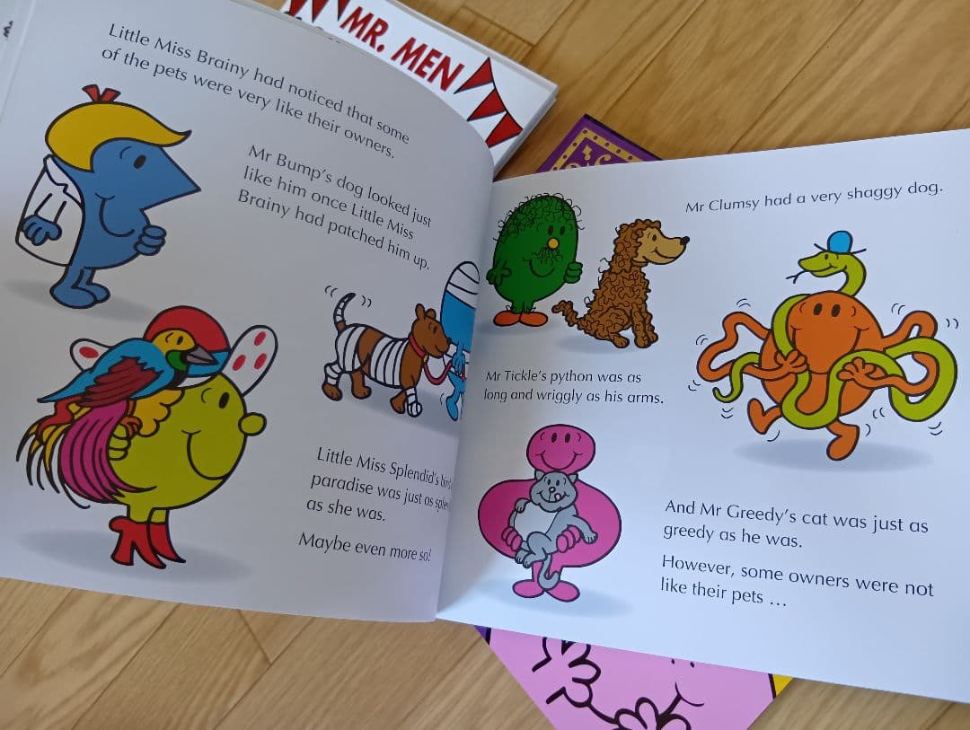 正規品 新品 Mr. Men 大きいサイズ 10冊セット 幼児 洋書 英語 絵本