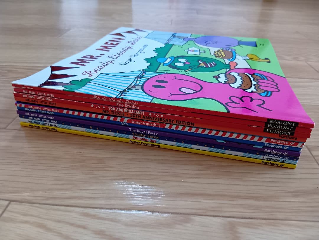 正規品 新品 Mr. Men 大きいサイズ 10冊セット 幼児 洋書 英語 絵本