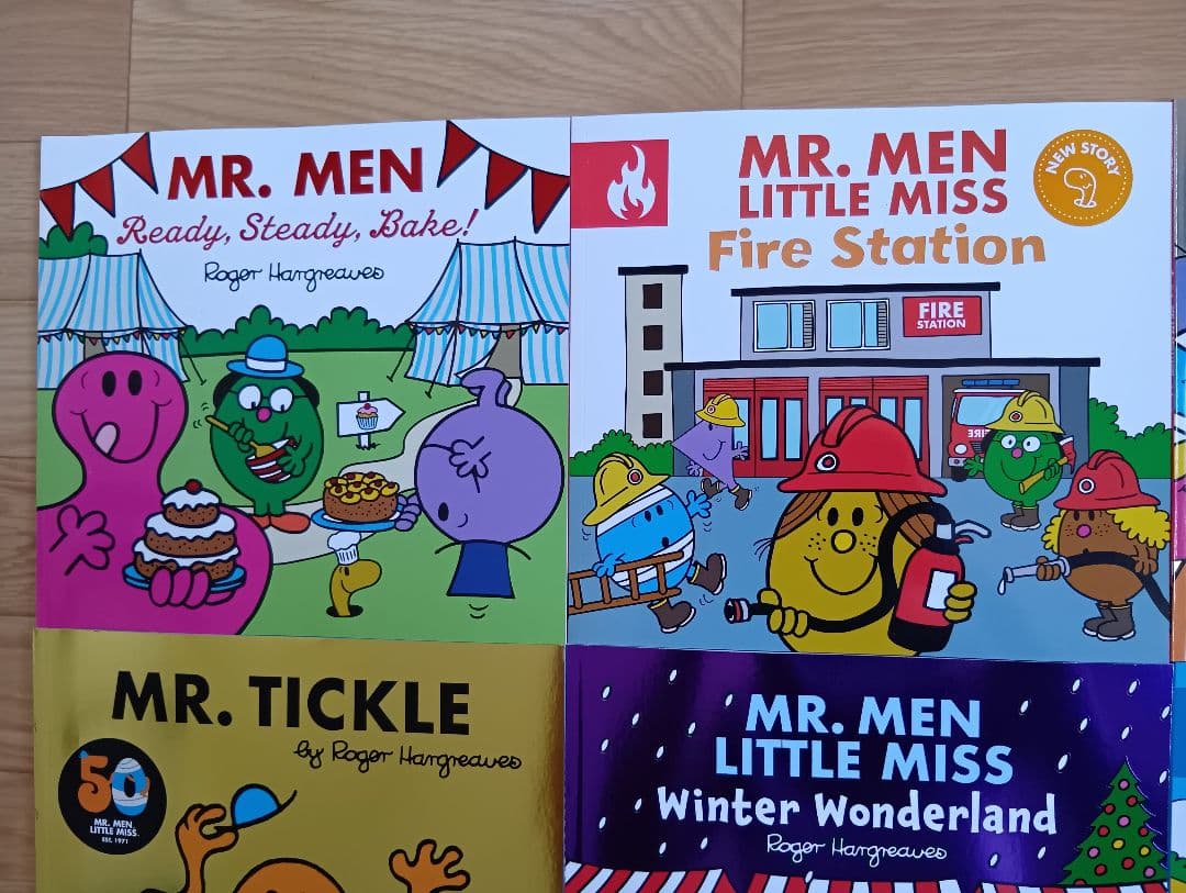 正規品 新品 Mr. Men 大きいサイズ 10冊セット 幼児 洋書 英語 絵本