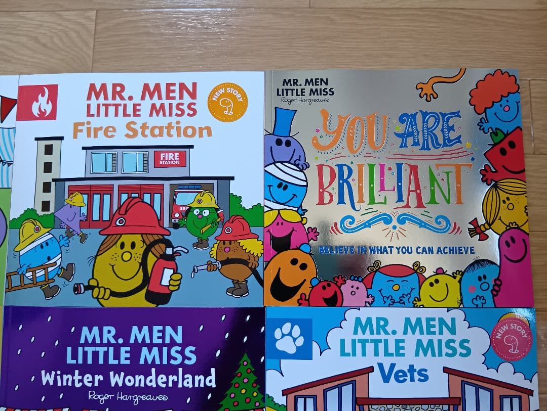 正規品 新品 Mr. Men 大きいサイズ 10冊セット 幼児 洋書 英語 絵本