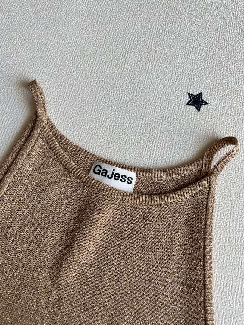 Gajess ガジェス　Glitter Camisole グリッターキャミソール