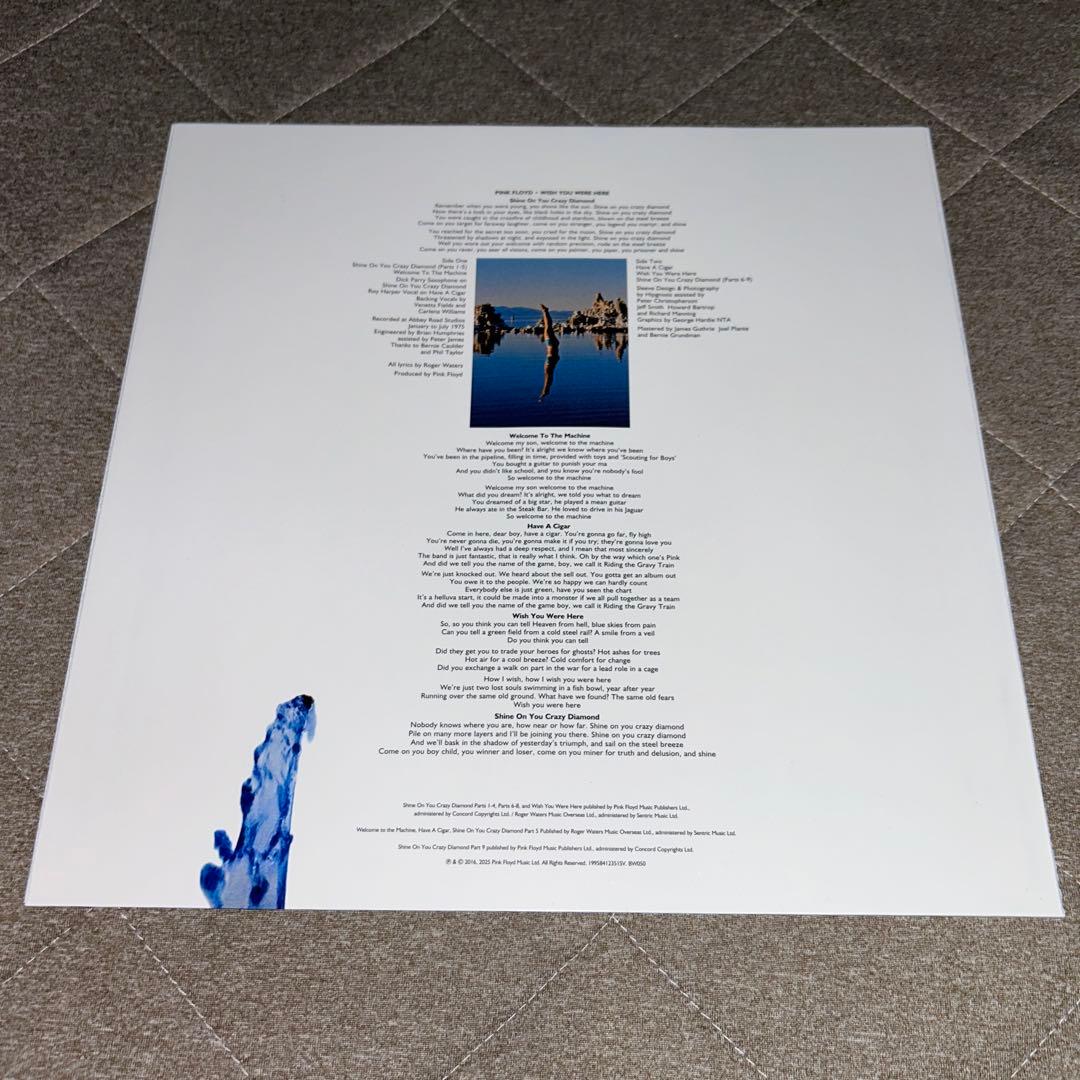 Pink Floyd 限定LPレコード Wish You Were Here