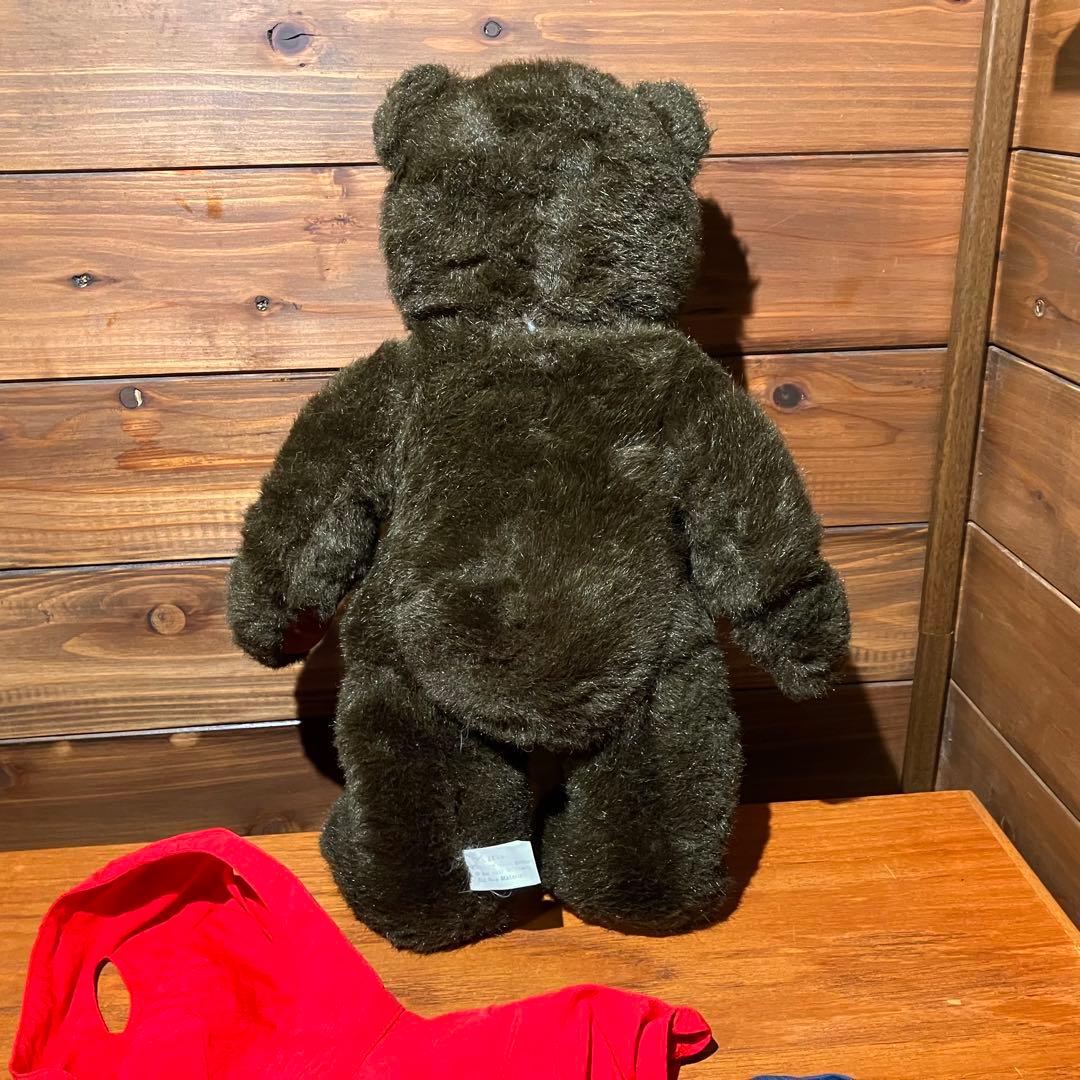 llbean teddy bear コラボ　ぬいぐるみ　アノラックパーカー　赤