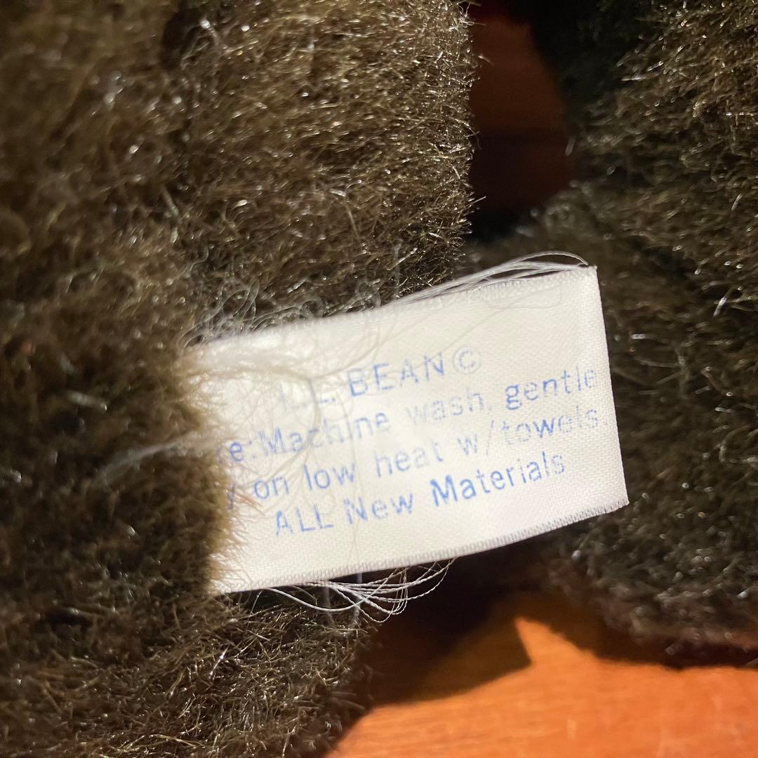 llbean teddy bear コラボ　ぬいぐるみ　アノラックパーカー　赤