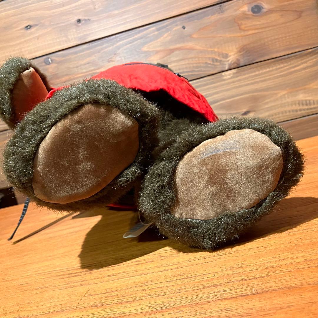llbean teddy bear コラボ　ぬいぐるみ　アノラックパーカー　赤