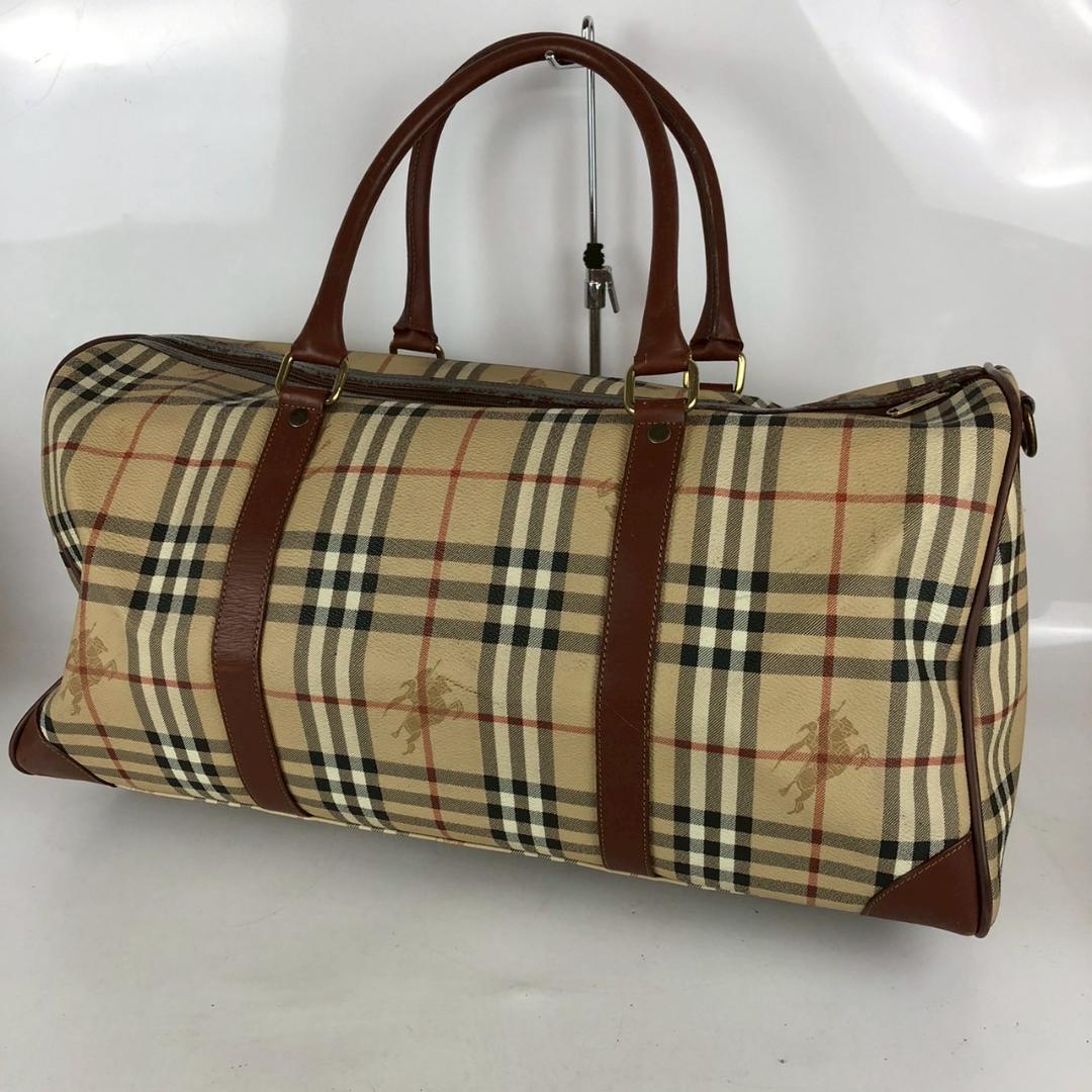 BURBERRY バーバリー ノバチェック ボストンバッグ レディースブランド