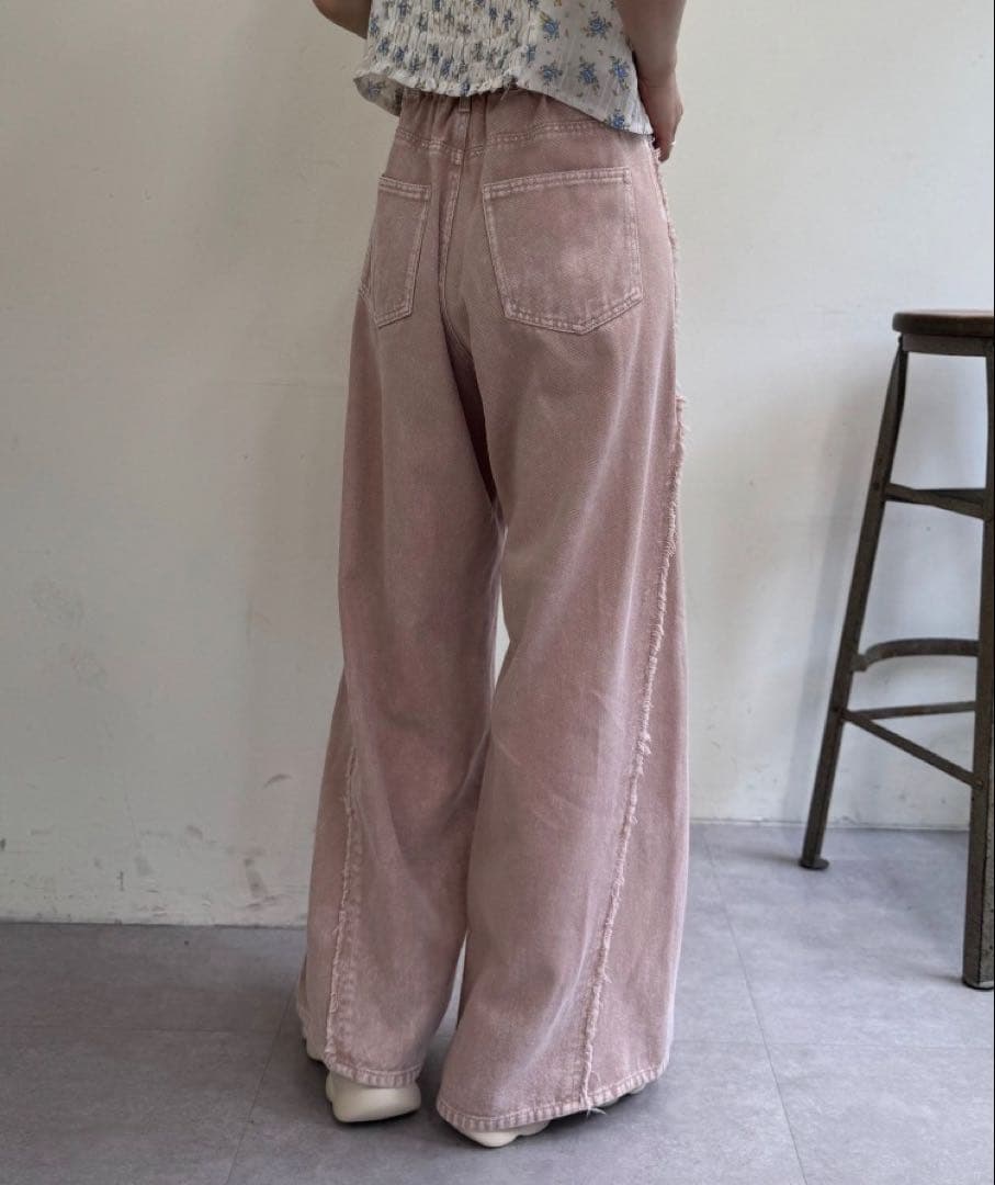 【新品タグ付き】w closet デニム ピンク XS