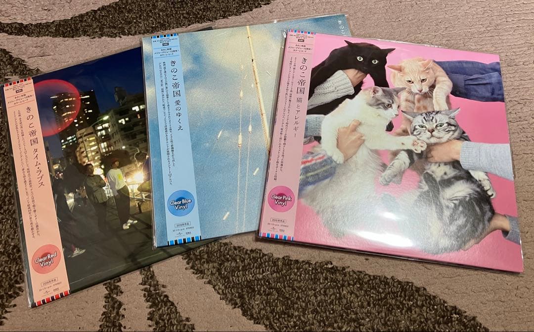 きのこ帝国 アナログレコード 3枚セット LP