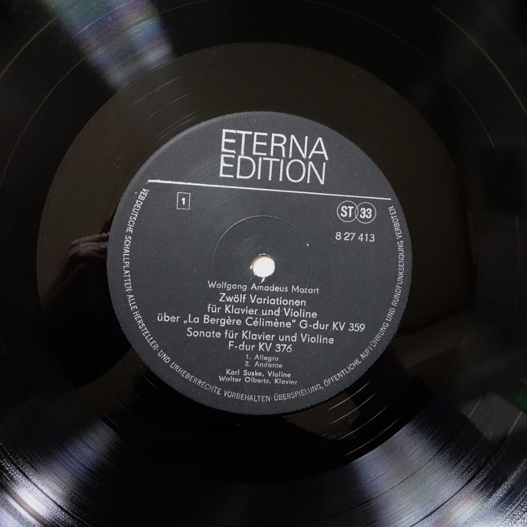 東独Eterna 827413　モーツァルト Vnソナタ K.376 　ズスケ