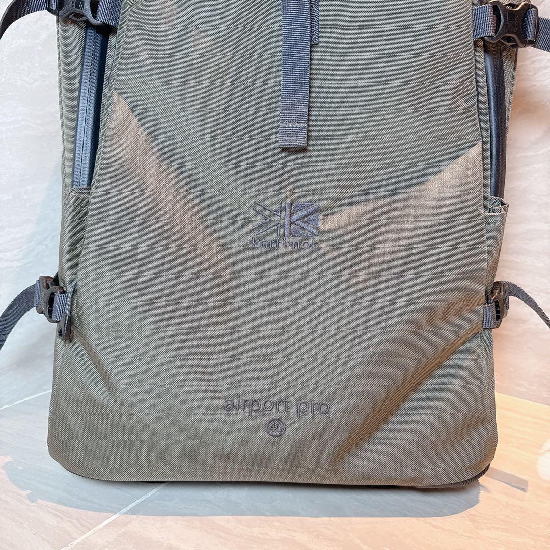 【極美品】karrimor カリマー エアポートプロ40 キャリー カーキ