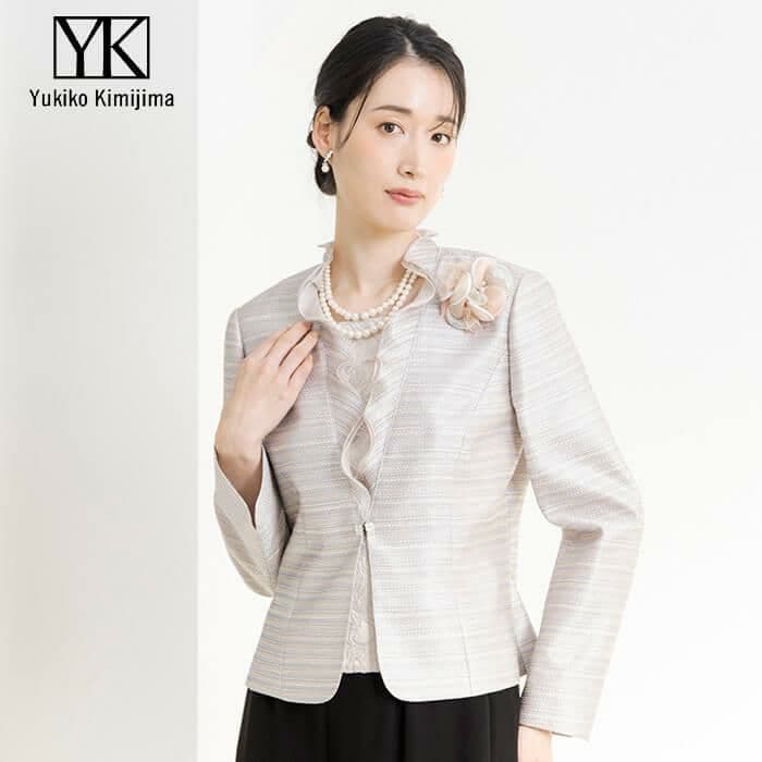美品♪東京ソワール ジャケット ユキコキミジマ 米沢織 フォーマル