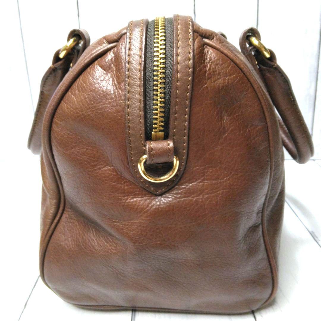 russet ラシット　ミニボストン　2way　オールレザー　ショルダーバッグ
