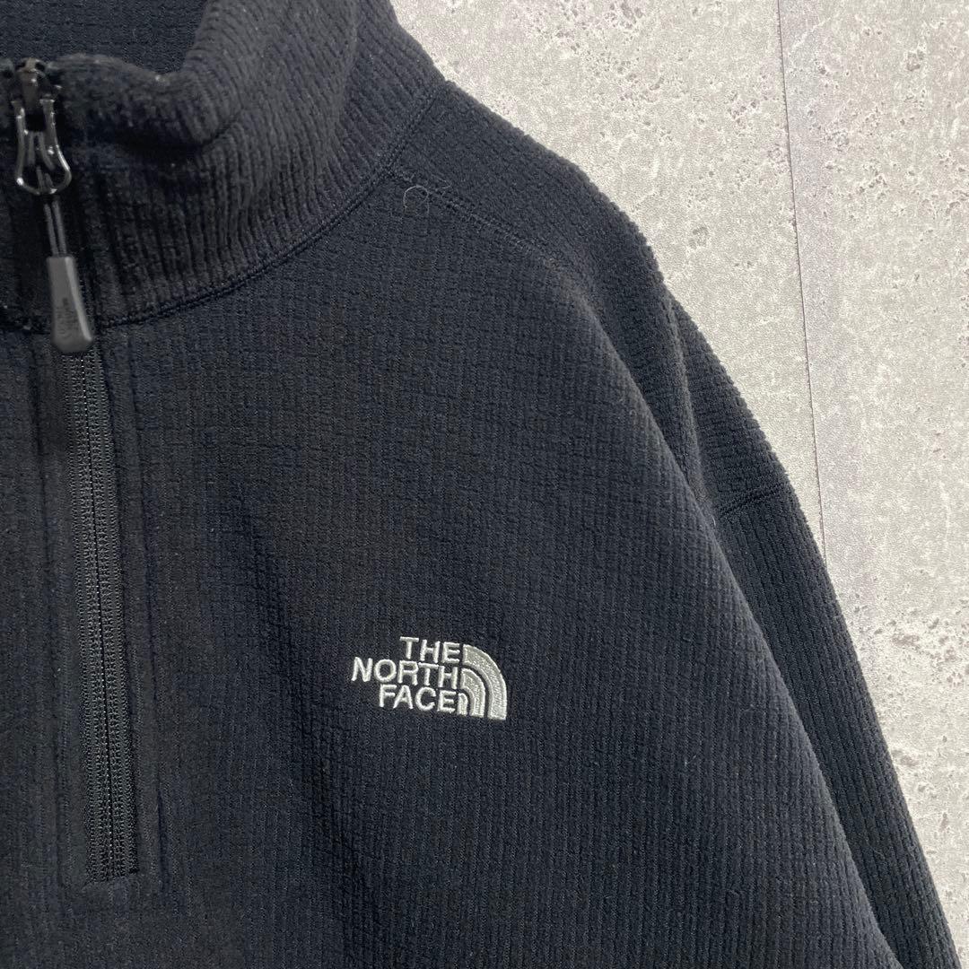 ノースフェイス　ハーフジップ　フリース　ブラック　ビックサイズ XL