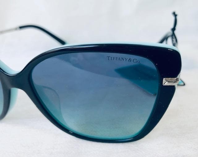 定価5.2万ティファニーTiffany&Coサングラス眼鏡メガネめがねシルバー蝶