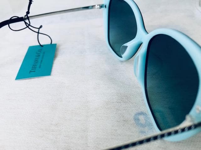 定価5.2万ティファニーTiffany&Coサングラス眼鏡メガネめがねシルバー蝶