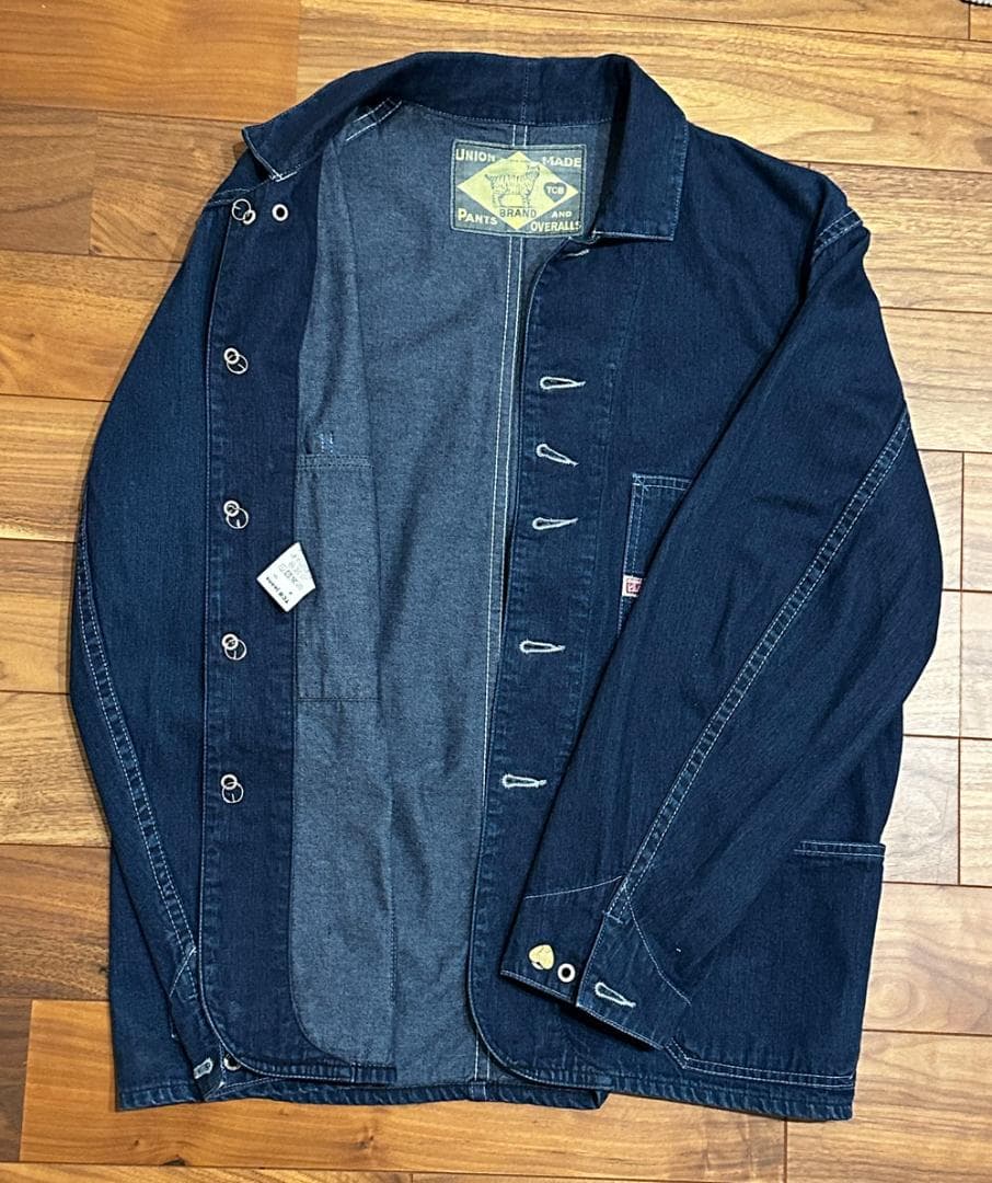TCB ジーンズ　カバーオール　キャットハート 36　Chore Coat