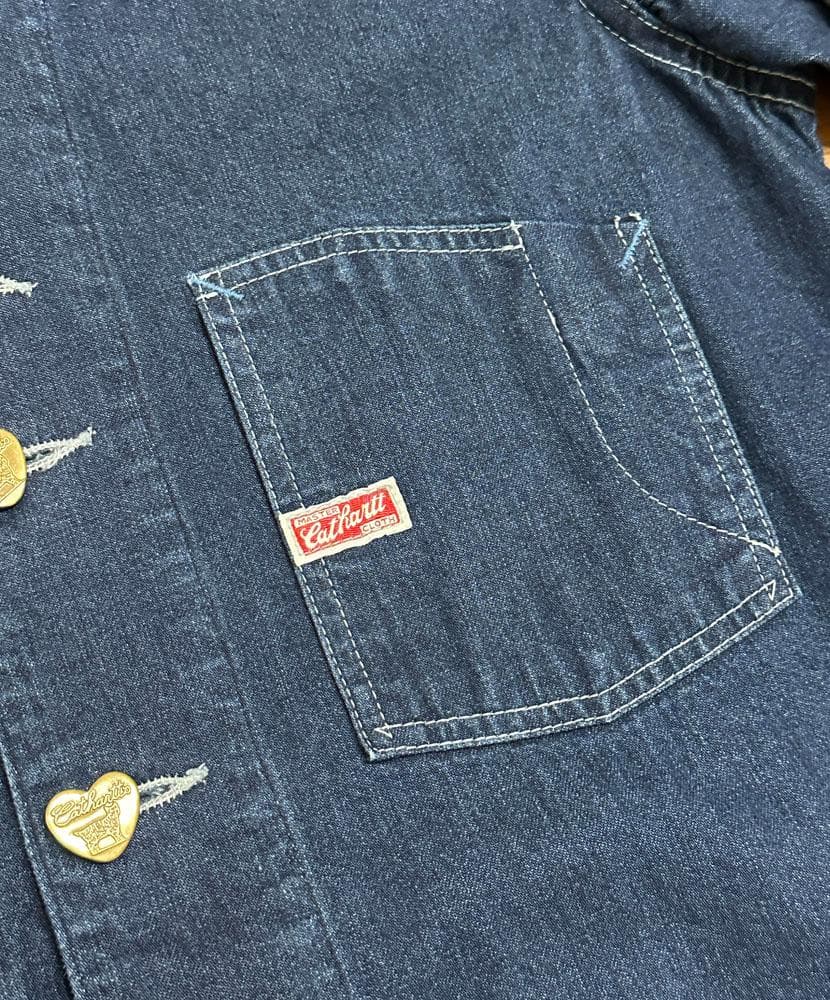 TCB ジーンズ　カバーオール　キャットハート 36　Chore Coat