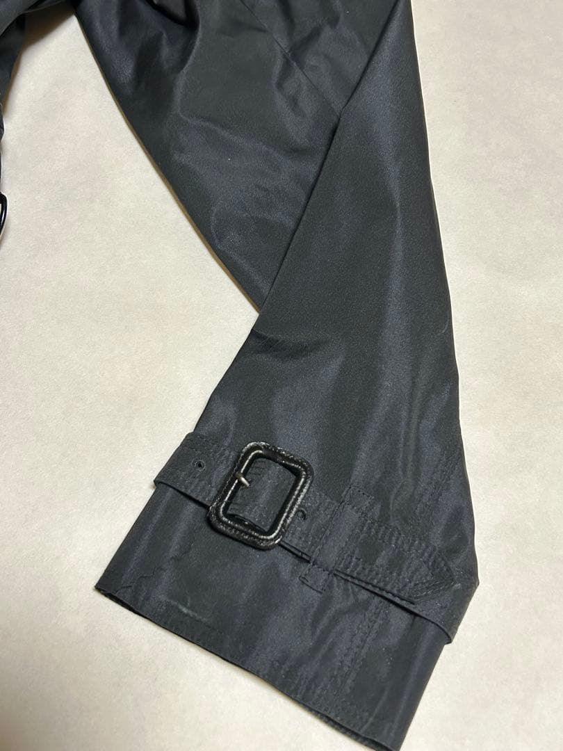 BURBERRY ブラック スプリングコート 40