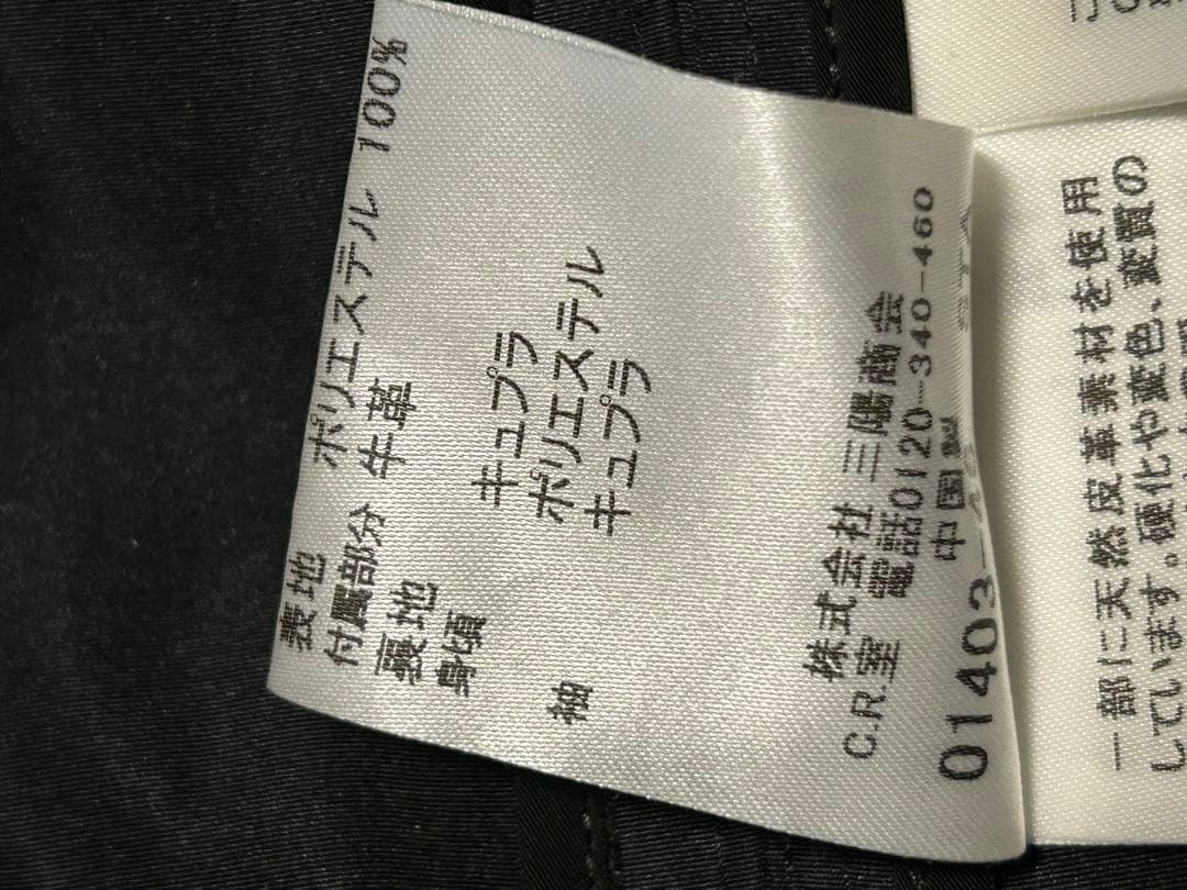 BURBERRY ブラック スプリングコート 40