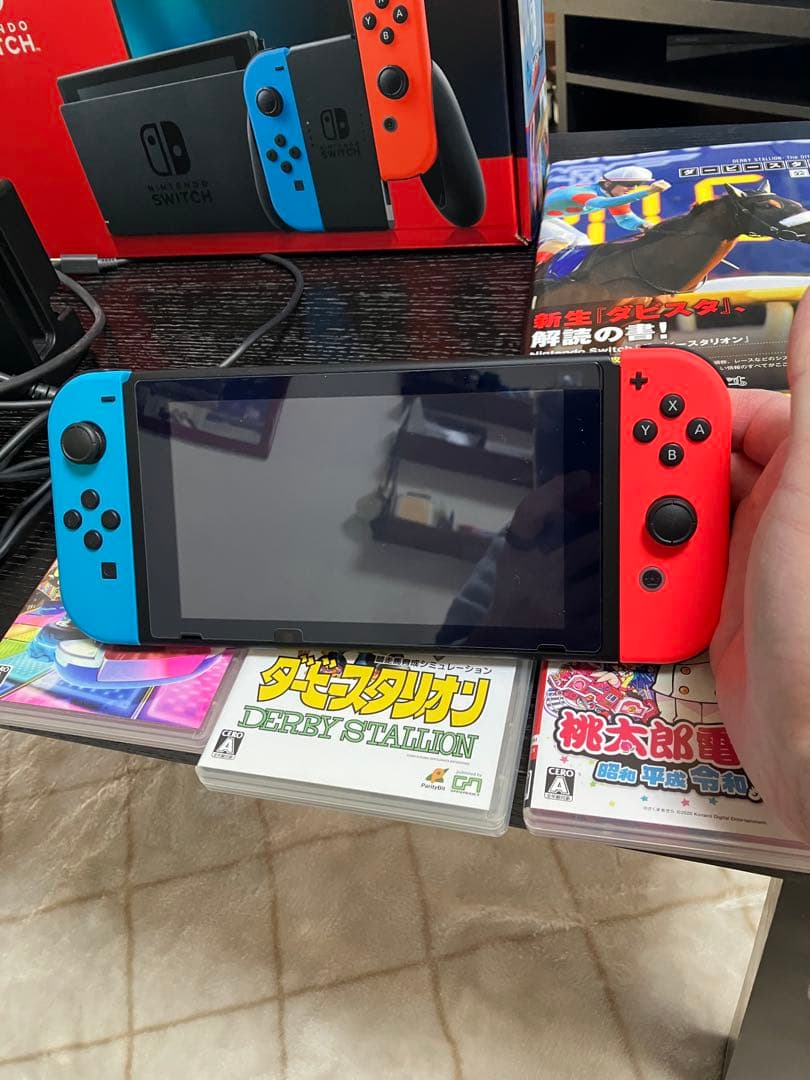Nintendo Switch 青赤 Joy-Con 本体 + ゲームソフト3本