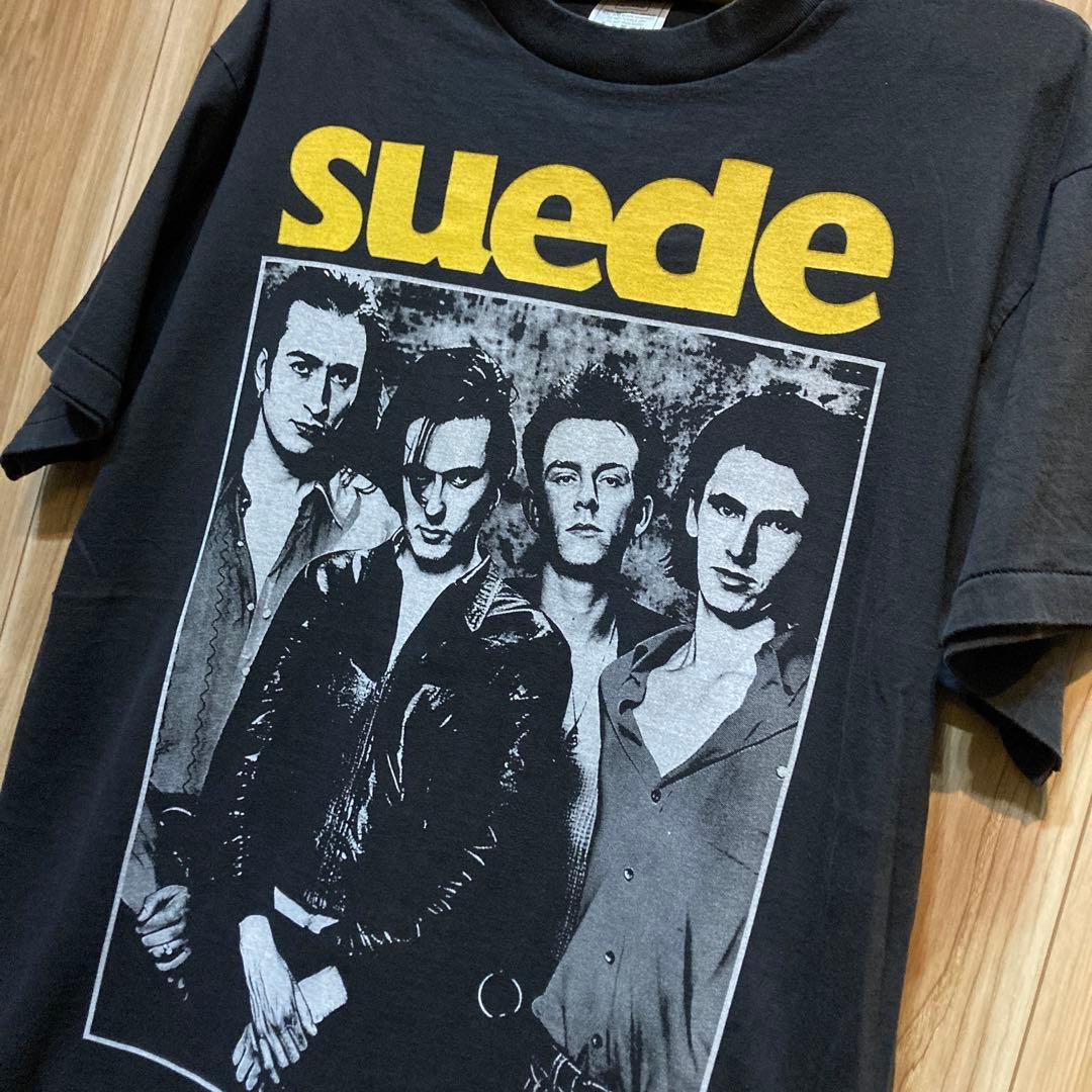 シングルステッチ Suede Dog Man Star ツアーT XL 黒