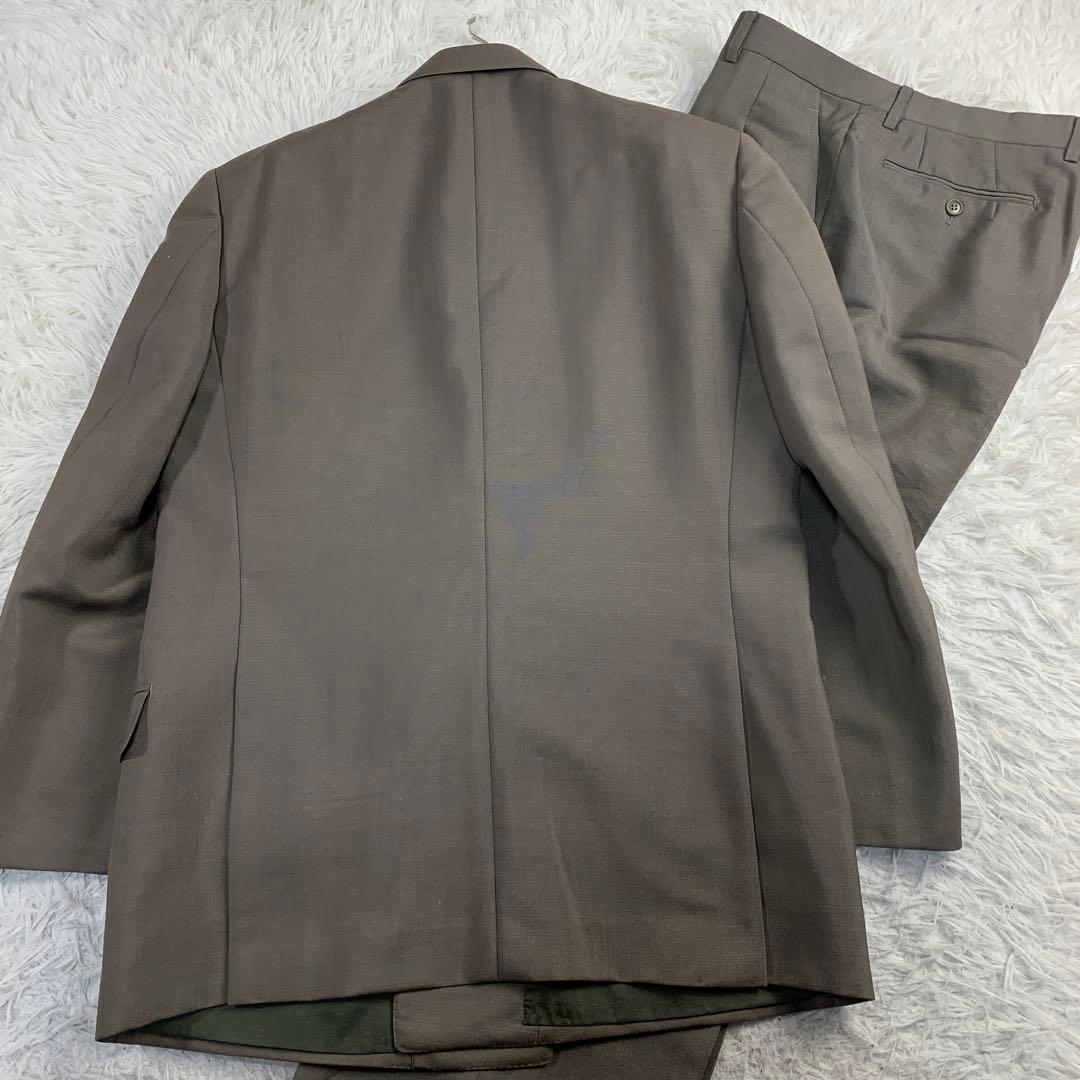 【極美品】LANVIN ダブルスーツセットアップ メタルボタン ビンテージ XL