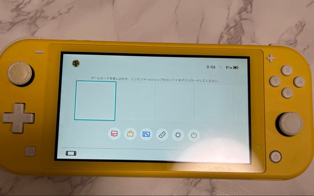 Nintendo Switch Lite イエロー本体のみ、SDカード付き