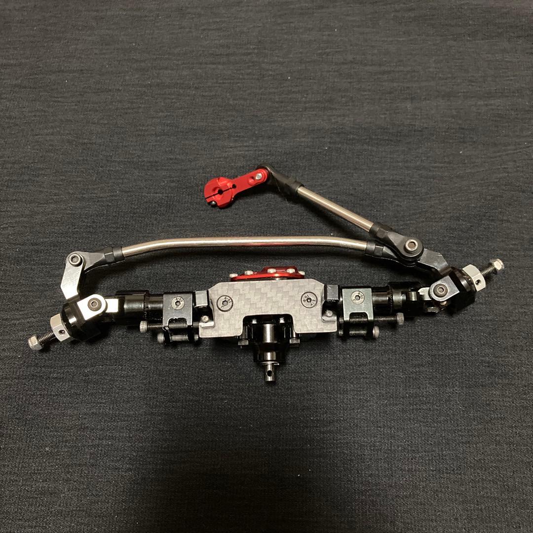 1/10ラジコン用車軸（前）&モーター2個&ホイールアダプター&変速機セット