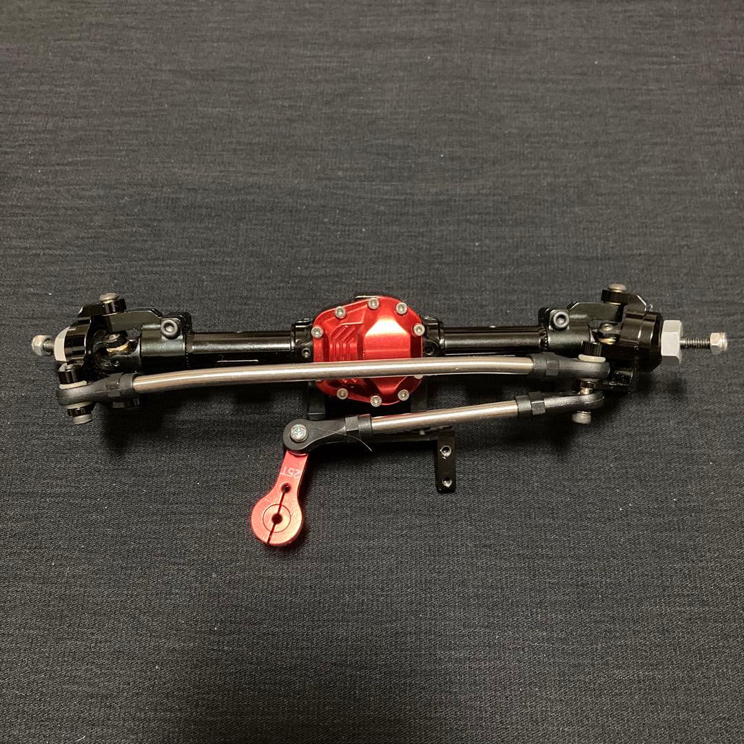 1/10ラジコン用車軸（前）&モーター2個&ホイールアダプター&変速機セット