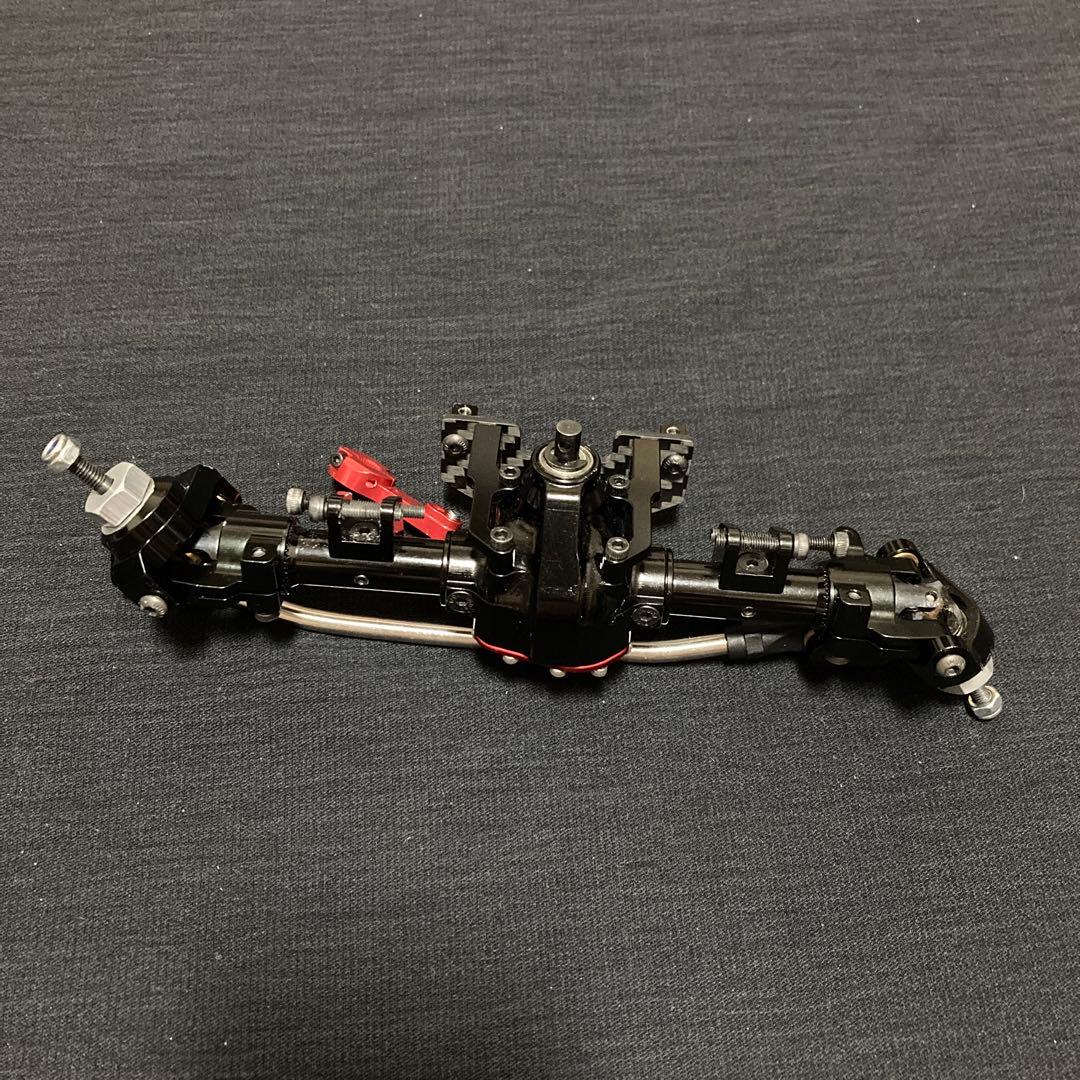 1/10ラジコン用車軸（前）&モーター2個&ホイールアダプター&変速機セット