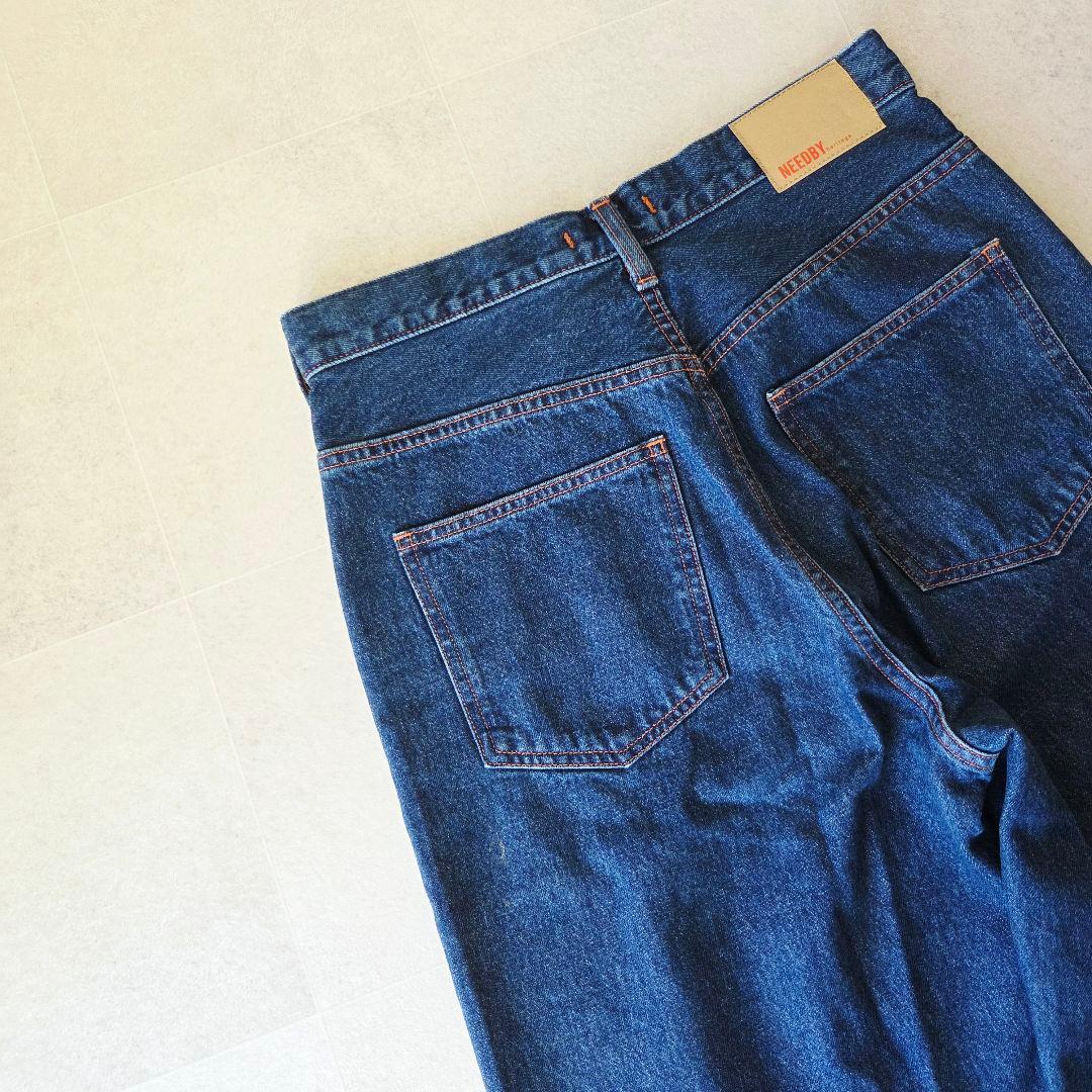 未使用級✨ NEEDBY heritage LUNA ワイドデニムパンツ 26