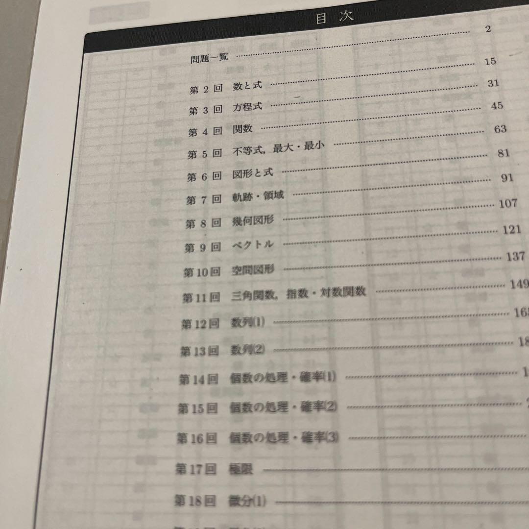 鉄緑会　入試数学確認シリーズ　高3理系