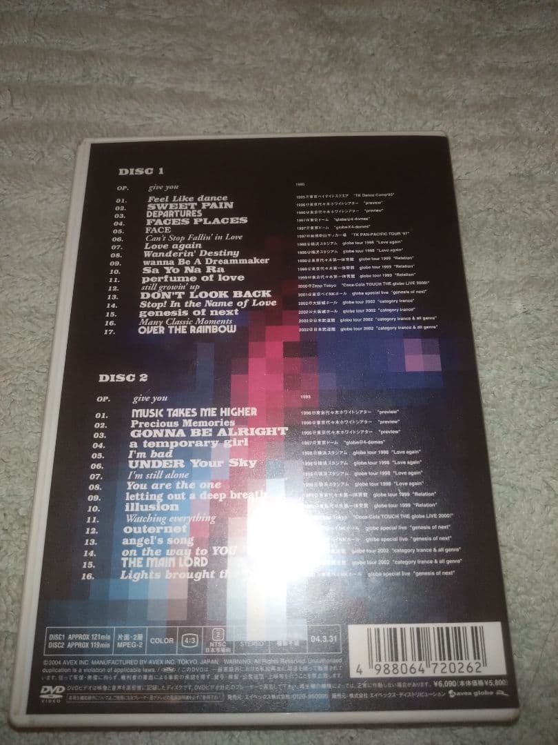 globe the best live 1995-2002 2枚組