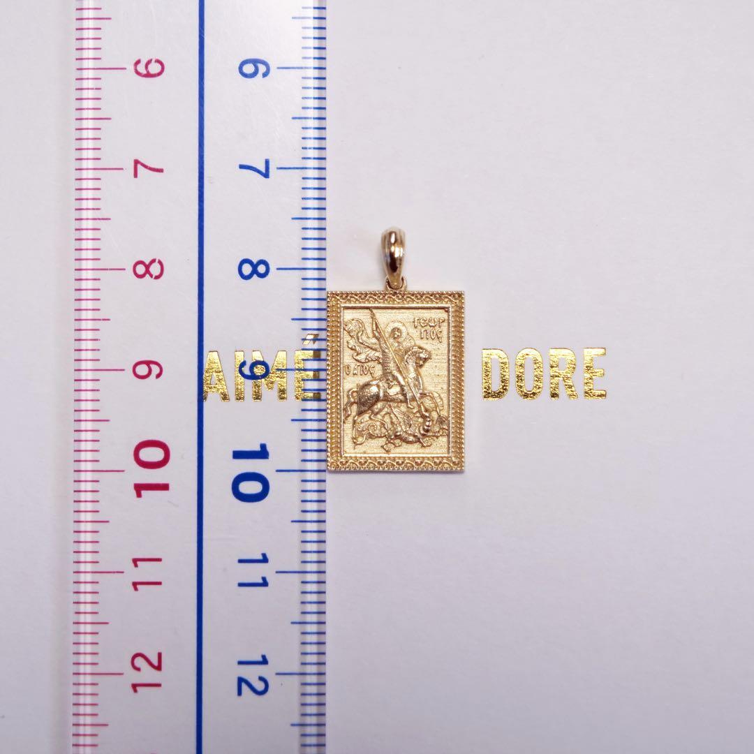アクセサリー Aime Leon Dore 14Kt Saint e Pendant