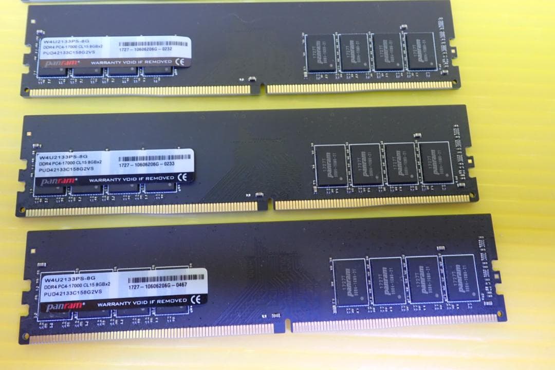 bdm252#Panram W4U2133PS-8G 8GB メモリ 4枚