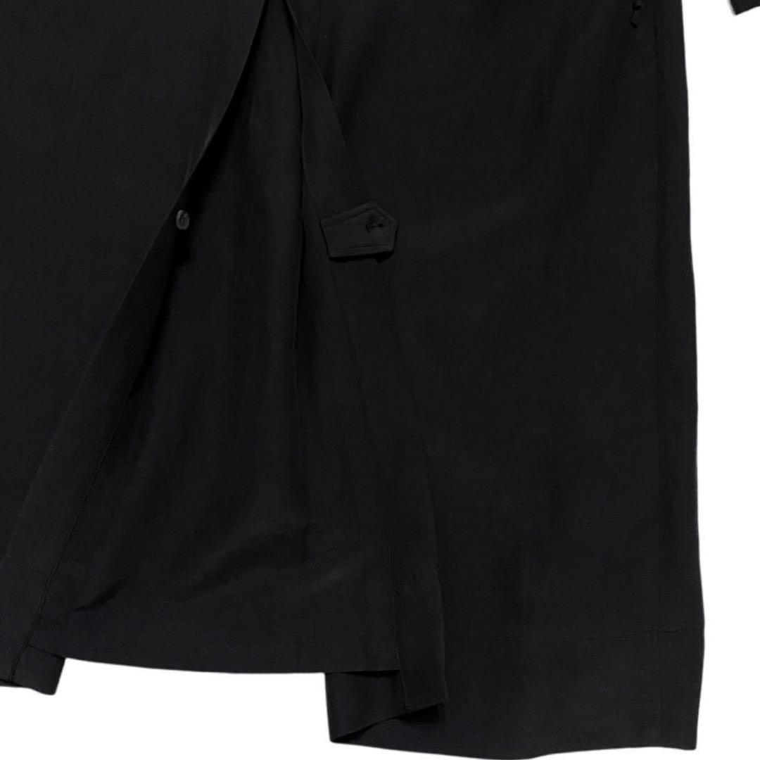 ENOF long coat イナフ ロング トレンチ コート ブラック 黒 L