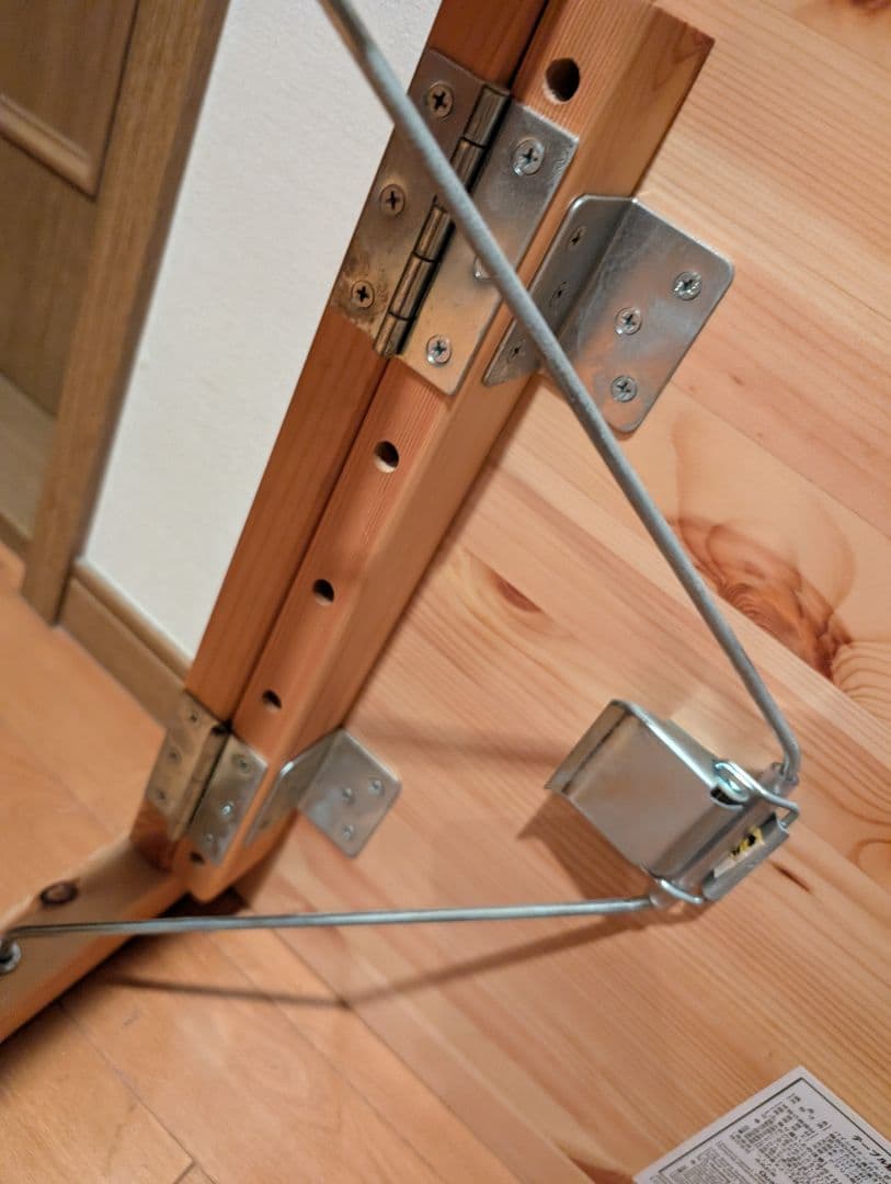 《送料込》無印良品 パイン材テーブル 折りたたみ式デスク 事務机 コンパクト