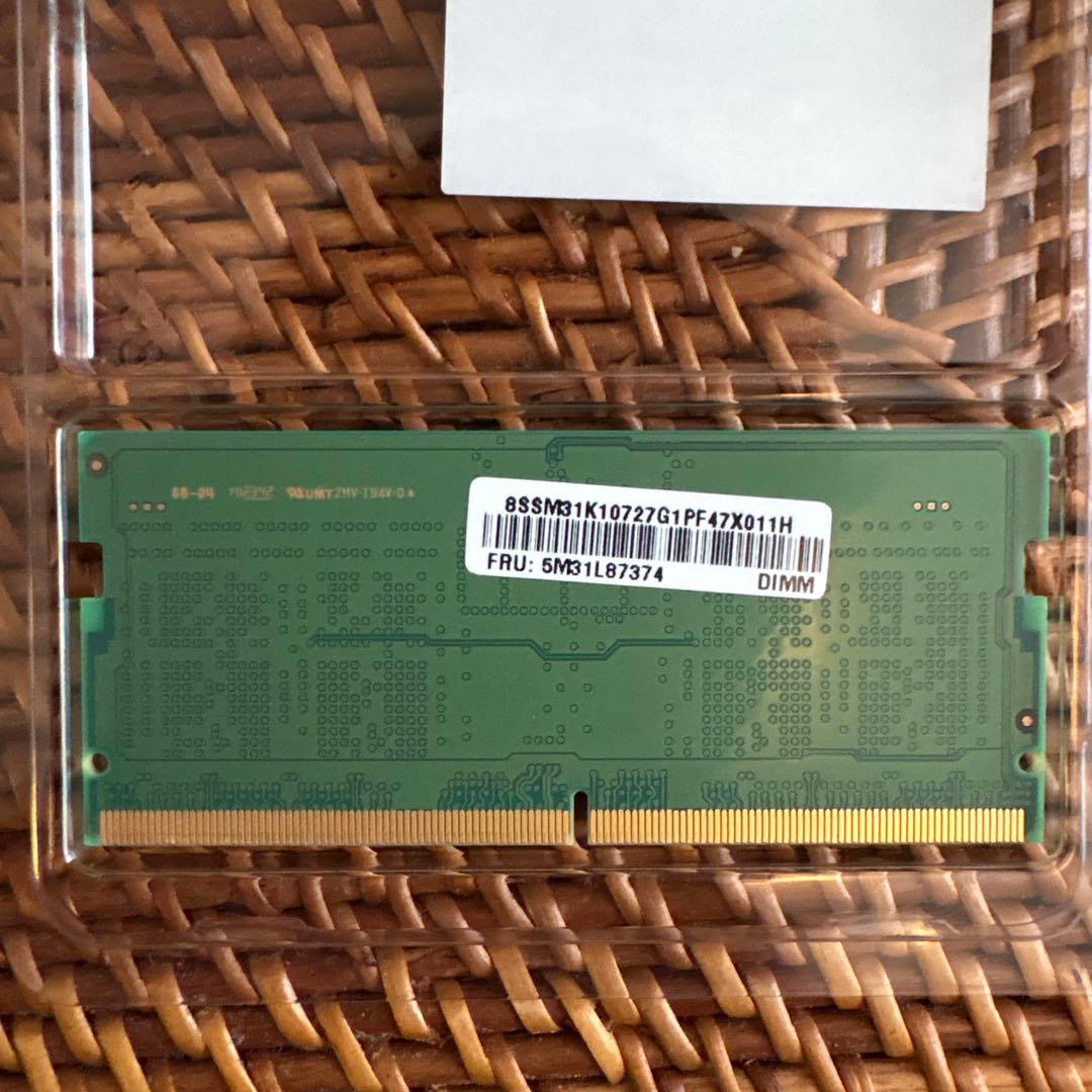 Samsung DDR5 8GB 5600MHz ThinkPad取外品 動作◎