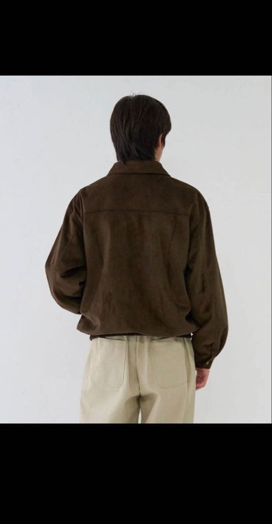 【極美品】bargiee SLICK SUEDE JACKET