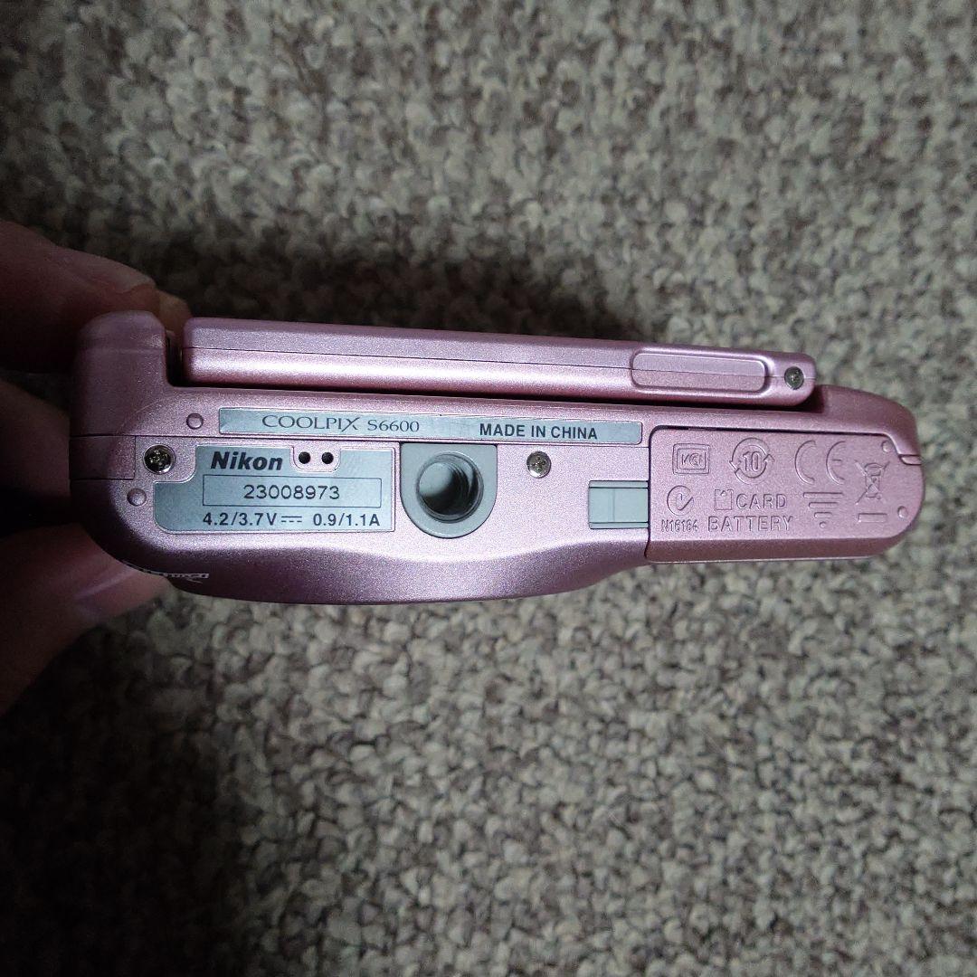 希少 美品 Nikon COOLPIX S6600 シルキーピンク