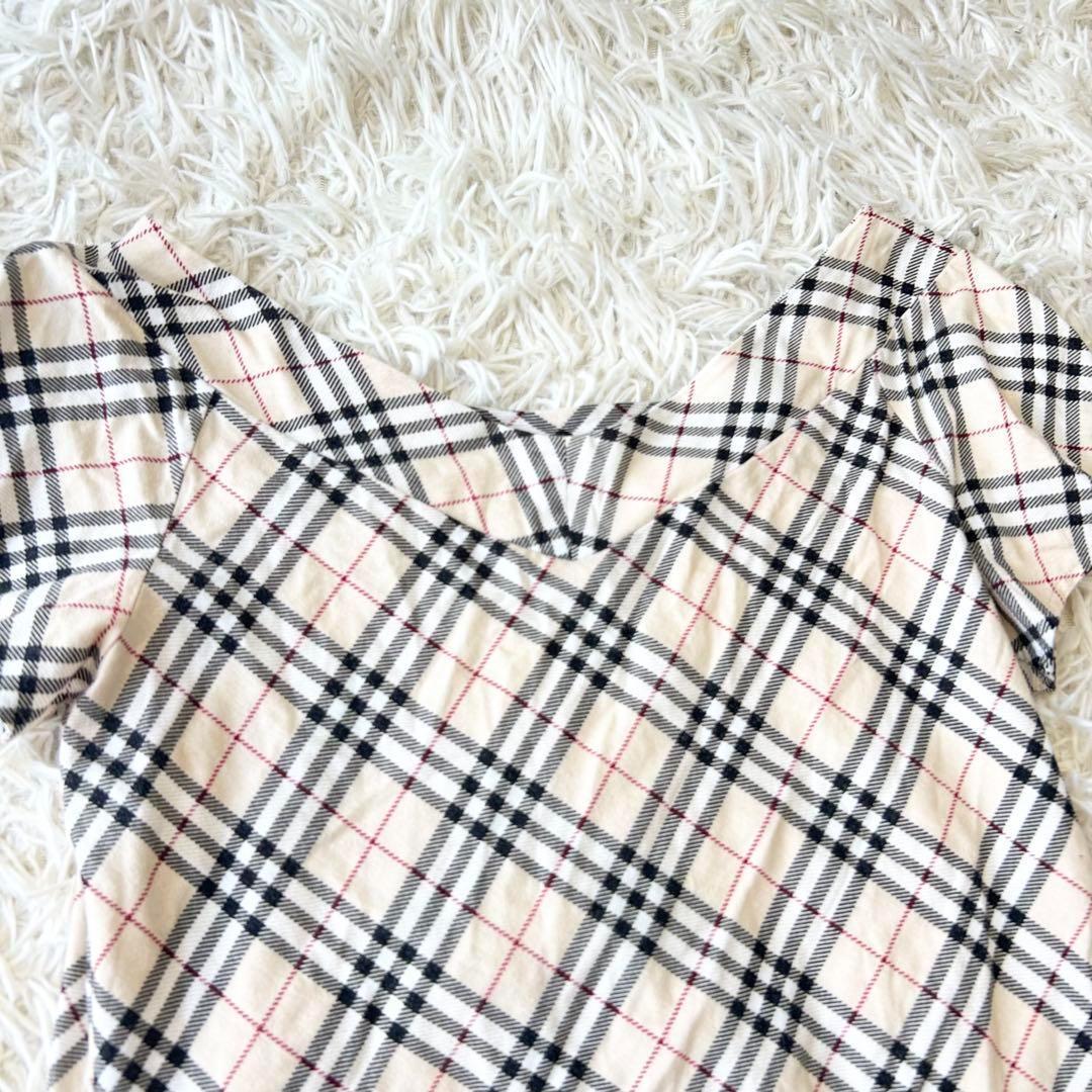 BURBERRY BLUE LABEL 2wayカットソー オフショル 半袖