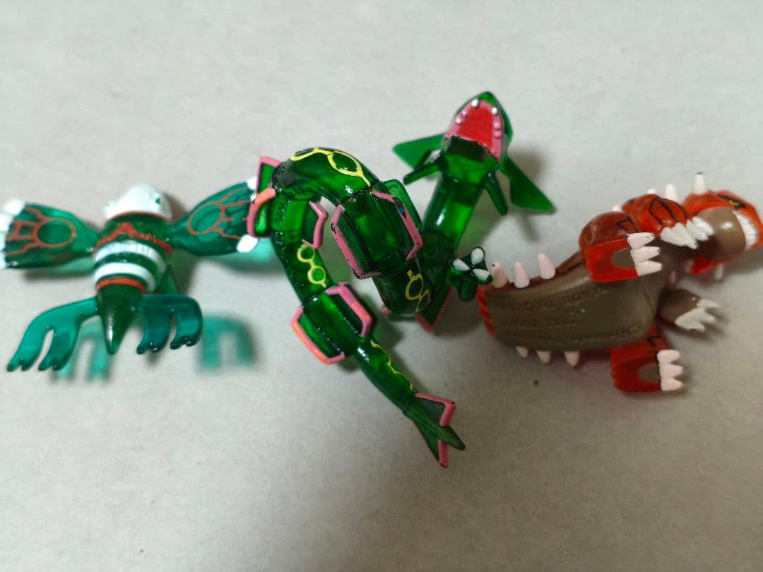 レックウザ グラードン カイオーガ クリア　モンコレ　希少　フィギュアセット