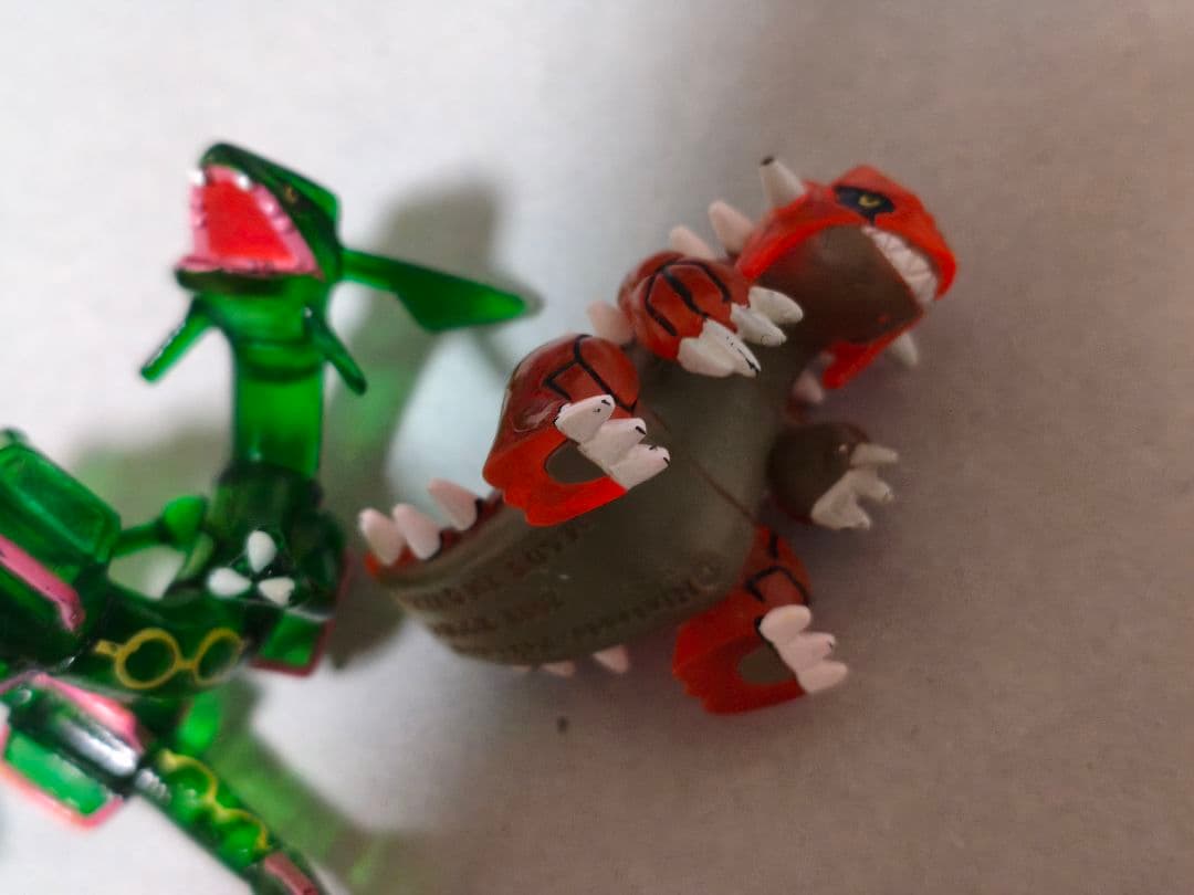 レックウザ グラードン カイオーガ クリア　モンコレ　希少　フィギュアセット