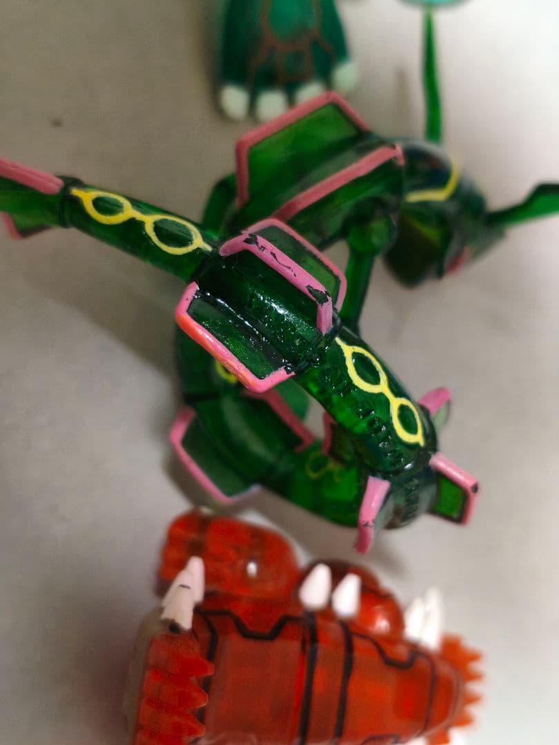 レックウザ グラードン カイオーガ クリア　モンコレ　希少　フィギュアセット