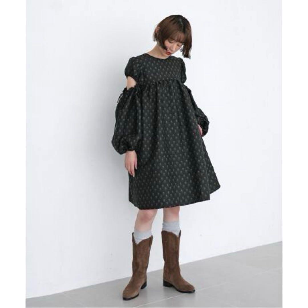 タグ付き 《WEB限定》フラワーミニドレス SLOBE citron.