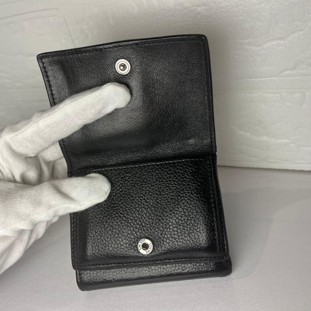 LOEWE ロエベ スモールバーティカルウォレット 財布 ブラック コンパクト