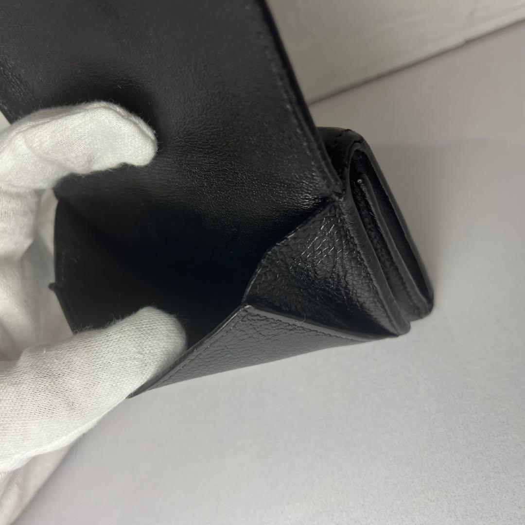 LOEWE ロエベ スモールバーティカルウォレット 財布 ブラック コンパクト