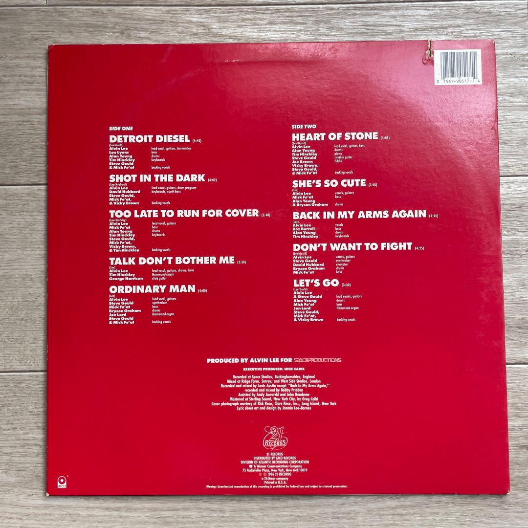 ALVIN LEE DETROIT DIESEL レコード
