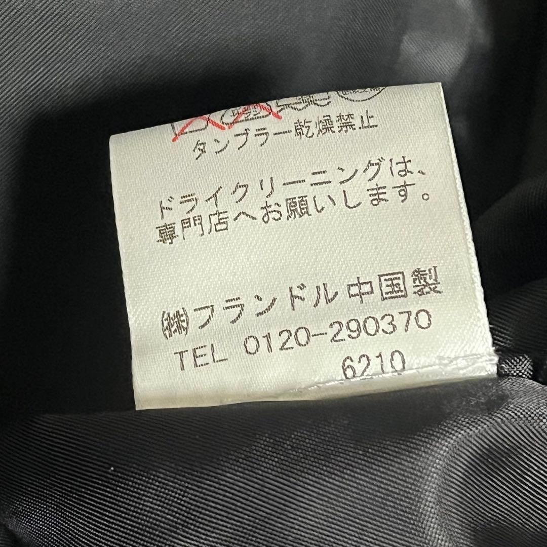 【超希少サイズ5L　カシミヤ100% 美品】エフデ　ロングステンカラーコート　黒
